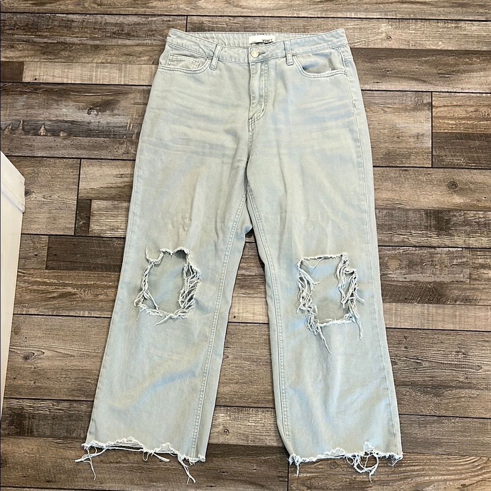 Vervet Light Blue Distressed Women's Jeans